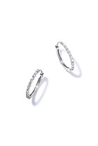【ルボンボン/les bonbon】のhoop diamond ピアス ホワイトゴールド|ID: prp329100004953408 ipo3291000000037168408