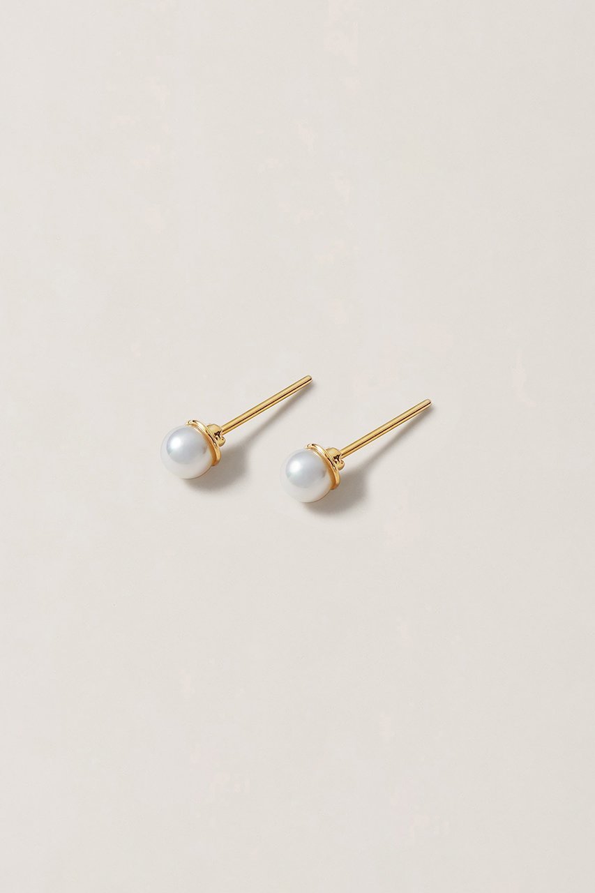 【サラース/SARARTH】のFAKE PEARL LIGHT ピアス Ⅰ(K24P) インテリア・キッズ・メンズ・レディースファッション・服の通販 founy(ファニー) 　ファッション　Fashion　レディースファッション　Fashion for Women　ジュエリー　Jewelry　ファッションリング　Fashion Rings　イヤリング・フープ・ドロップタイプ　Hoop, Drop & Clip Earrings　イヤリング　Earrings　パール　Pearl, Pearl Accent　エレガント 上品　Elegant　ゴールド|ID: prp329100004953437 ipo3291000000037168575