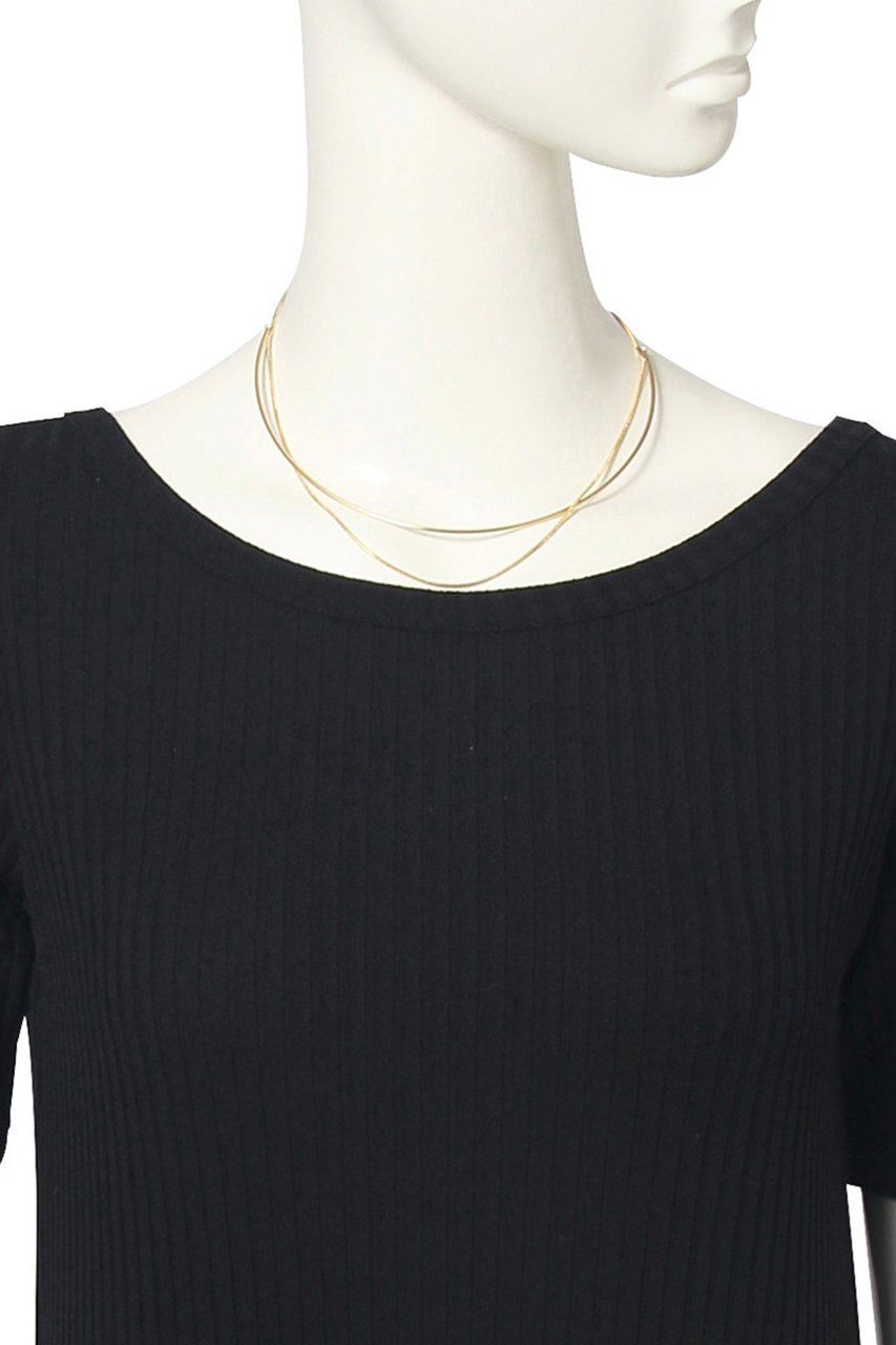 【アルアバイル/allureville】の2連チョーカー A 人気、トレンドファッション・服の通販 founy(ファニー) 　ファッション　Fashion　レディースファッション　Fashion for Women　ジュエリー　Jewelry　ネックレス　Necklaces & Pendants　カットソー　Cut and Sewn Top　シンプル　Simple, Minimal　チョーカー　Tulle, Mesh Fabric　ネックレス　Necklace, Pendant Necklace　プレーン　Plain, Simple　リュクス　Luxury, Elegant, High-End, Chic　other-2|ID: prp329100004953469 ipo3291000000037168736