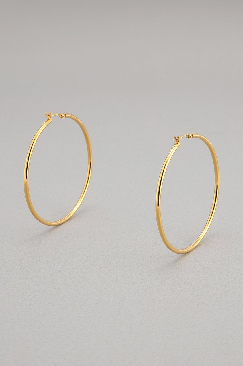 【プラス ヴァンドーム/Plus Vendome】のSTANDARD フープピアス L 人気、トレンドファッション・服の通販 founy(ファニー) 　ファッション　Fashion　レディースファッション　Fashion for Women　ジュエリー　Jewelry　ファッションリング　Fashion Rings　イヤリング・フープ・ドロップタイプ　Hoop, Drop & Clip Earrings　イヤリング　Earrings　イヤーカフ　Ear Cuffs　シンプル　Simple, Minimal　スタイリッシュ　Stylish, Fashionable　フープ　Hoop, Hoop Earrings　軽量　Lightweight, Ultra Light　other-4|ID: prp329100004953476 ipo3291000000037168782