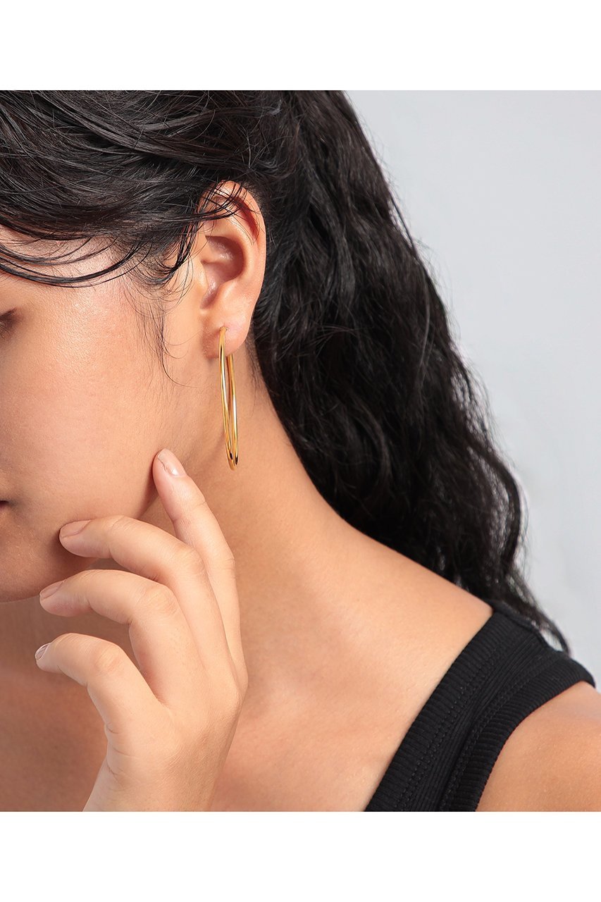 【プラス ヴァンドーム/Plus Vendome】のSTANDARD フープピアス L 人気、トレンドファッション・服の通販 founy(ファニー) 　ファッション　Fashion　レディースファッション　Fashion for Women　ジュエリー　Jewelry　ファッションリング　Fashion Rings　イヤリング・フープ・ドロップタイプ　Hoop, Drop & Clip Earrings　イヤリング　Earrings　イヤーカフ　Ear Cuffs　シンプル　Simple, Minimal　スタイリッシュ　Stylish, Fashionable　フープ　Hoop, Hoop Earrings　軽量　Lightweight, Ultra Light　other-7|ID: prp329100004953476 ipo3291000000037168785