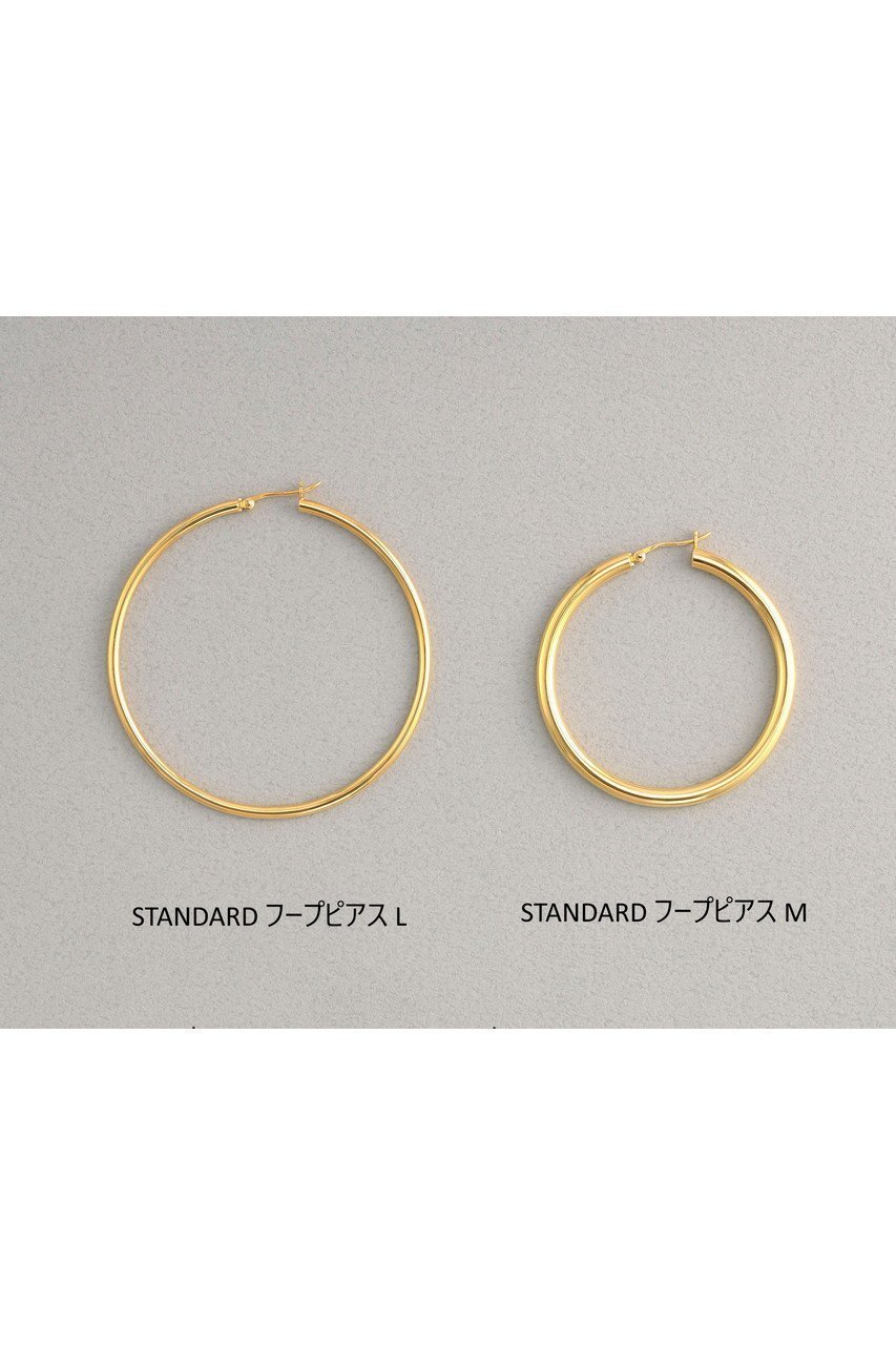 【プラス ヴァンドーム/Plus Vendome】のSTANDARD フープピアス L 人気、トレンドファッション・服の通販 founy(ファニー) 　ファッション　Fashion　レディースファッション　Fashion for Women　ジュエリー　Jewelry　ファッションリング　Fashion Rings　イヤリング・フープ・ドロップタイプ　Hoop, Drop & Clip Earrings　イヤリング　Earrings　イヤーカフ　Ear Cuffs　シンプル　Simple, Minimal　スタイリッシュ　Stylish, Fashionable　フープ　Hoop, Hoop Earrings　軽量　Lightweight, Ultra Light　other-8|ID: prp329100004953476 ipo3291000000037168786