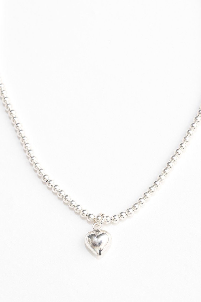 【メゾンスペシャル/MAISON SPECIAL】のHeart Ball Necklace/ハートボールネックレス 人気、トレンドファッション・服の通販 founy(ファニー) 　ファッション　Fashion　レディースファッション　Fashion for Women　ジュエリー　Jewelry　ネックレス　Necklaces & Pendants　おすすめ　Recommended / Our Picks　シルバー　Silver, Metallic Silver　シンプル　Simple, Minimal　チェーン　Chain, Chain Strap　ネックレス　Necklace, Pendant Necklace　other-2|ID: prp329100004953499 ipo3291000000037168880