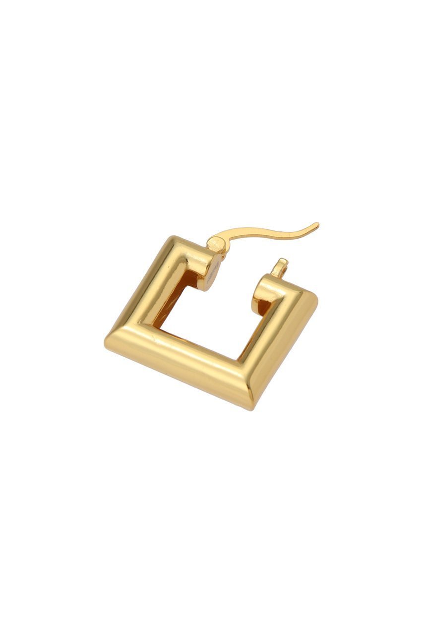 【デイジー ロンドン/DAISY LONDON】の【POLLY SAYER】 CHUBBY SQUARE HOOP ピアス 人気、トレンドファッション・服の通販 founy(ファニー) 　ファッション　Fashion　レディースファッション　Fashion for Women　ジュエリー　Jewelry　ファッションリング　Fashion Rings　イヤリング・フープ・ドロップタイプ　Hoop, Drop & Clip Earrings　イヤリング　Earrings　コレクション　Collection, Seasonal Line　スクエア　Square, Square Shape　スリム　Slim, Slim Fit　リュクス　Luxury, Elegant, High-End, Chic　人気　Popular, Best Seller　other-4|ID: prp329100004953534 ipo3291000000037169070