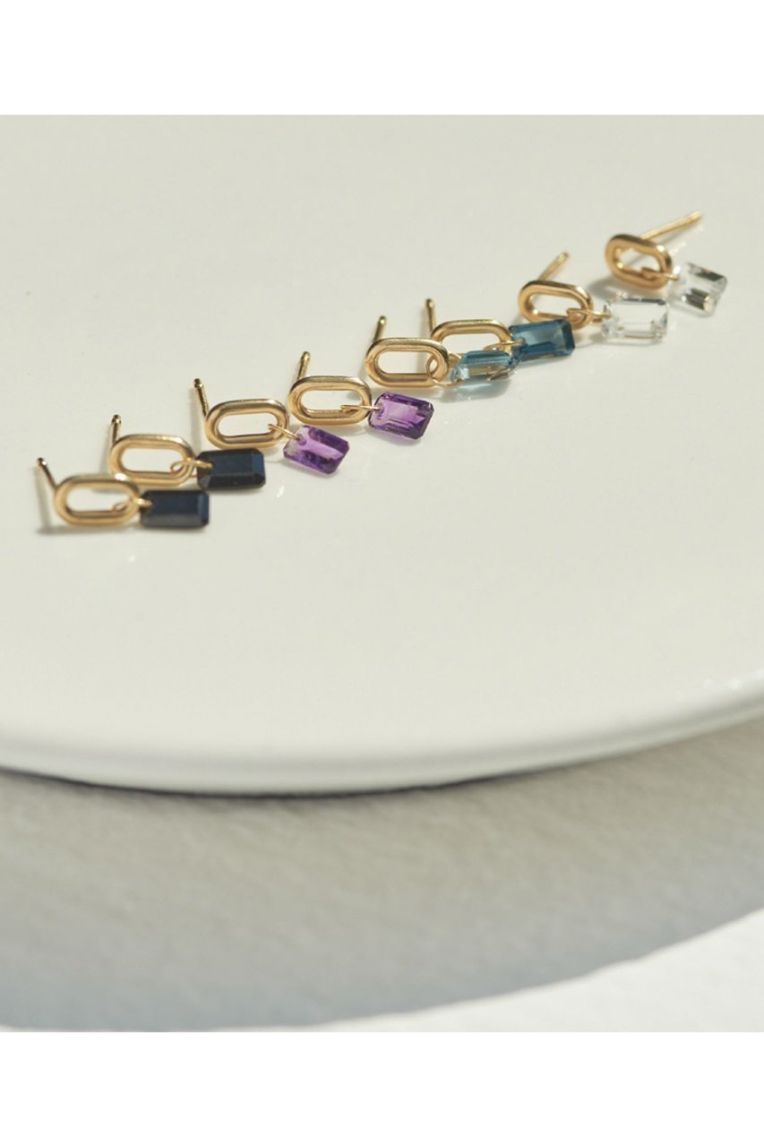 【アルティーダ ウード/ARTIDA OUD】のeden K10 ロンドンブルートパーズ オーバルフープピアス 人気、トレンドファッション・服の通販 founy(ファニー) 　ファッション　Fashion　レディースファッション　Fashion for Women　ジュエリー　Jewelry　ファッションリング　Fashion Rings　イヤリング・フープ・ドロップタイプ　Hoop, Drop & Clip Earrings　イヤリング　Earrings　オーバル　Oval Design　ストーン　Stone, Gem-Like　モダン　Modern, Contemporary　モチーフ　Motif, Design Theme　other-7|ID: prp329100004953537 ipo3291000000037169093