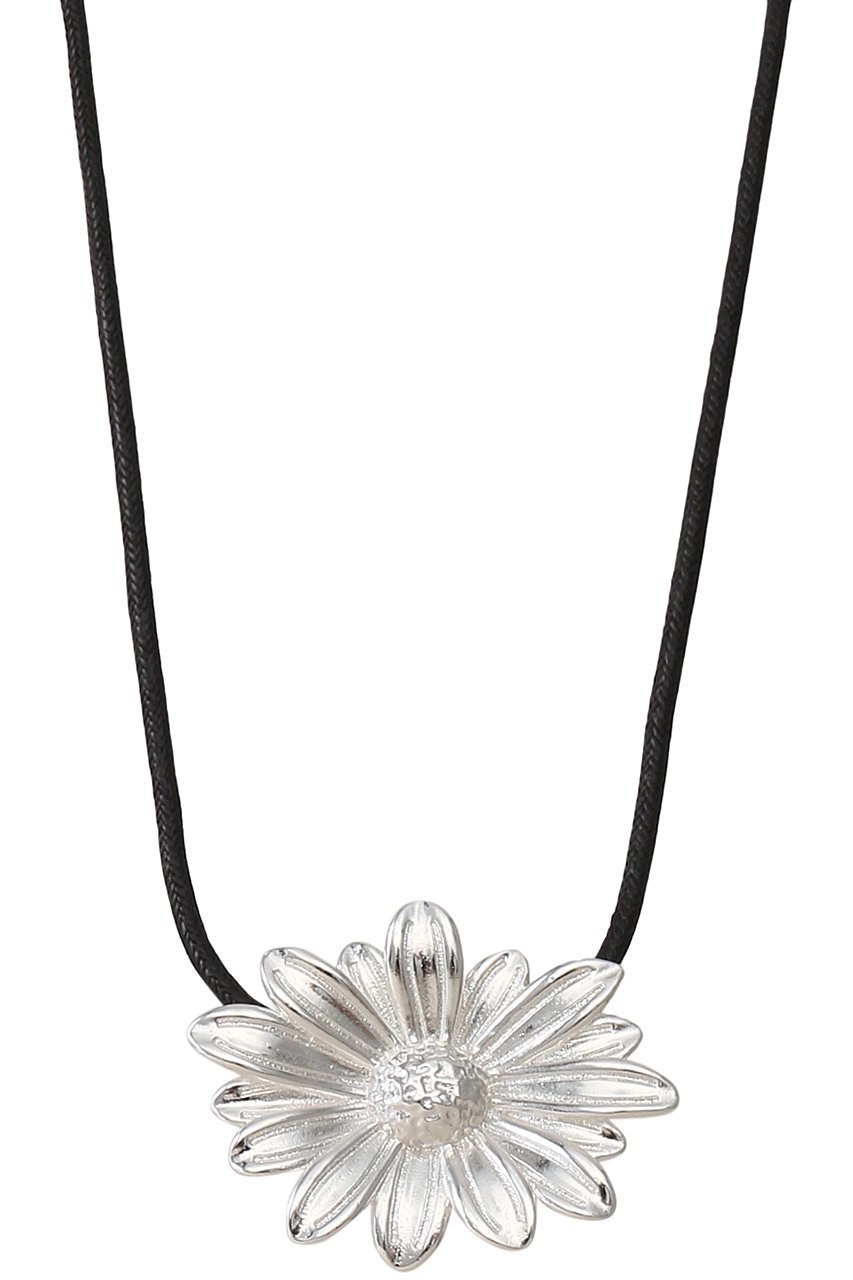 【デイジー ロンドン/DAISY LONDON】のDAISY LARGE CORD FLOWER ネックレス インテリア・キッズ・メンズ・レディースファッション・服の通販 founy(ファニー) 　ファッション　Fashion　レディースファッション　Fashion for Women　ジュエリー　Jewelry　ネックレス　Necklaces & Pendants　コレクション　Collection, Seasonal Line　ネックレス　Necklace, Pendant Necklace　ブレスレット　Bracelet, Wristband　シルバー|ID: prp329100004953541 ipo3291000000037169118