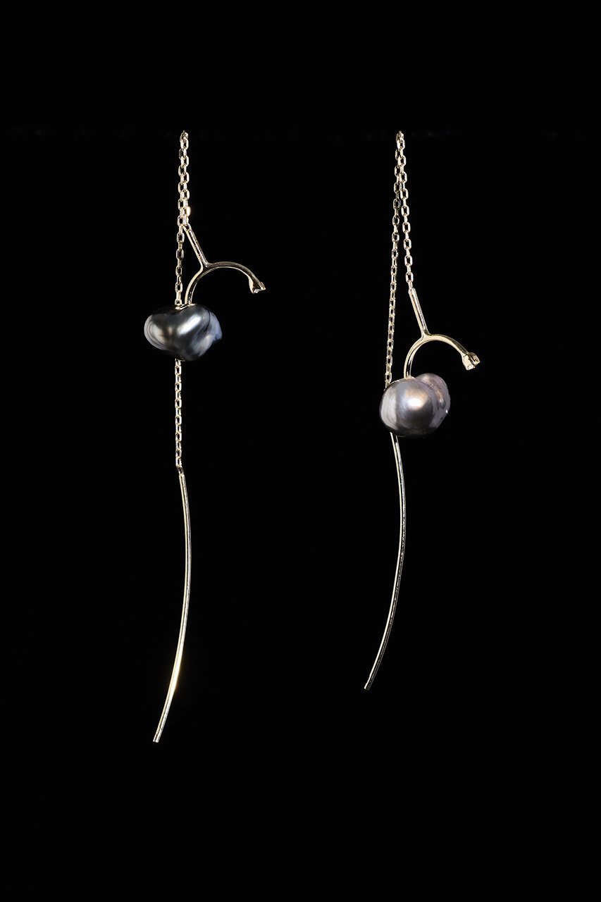 【エネイ/ENEY】のKESHI ケシパール K10YG チェーンピアス 人気、トレンドファッション・服の通販 founy(ファニー) 　ファッション　Fashion　レディースファッション　Fashion for Women　ジュエリー　Jewelry　ファッションリング　Fashion Rings　イヤリング・フープ・ドロップタイプ　Hoop, Drop & Clip Earrings　イエロー　Yellow　イヤリング　Earrings　コレクション　Collection, Seasonal Line　シリコン　Silicone, Silicone Material　ダイヤモンド　Diamond, Brilliant Cut　チェーン　Chain, Chain Strap　バランス　Balance, Style Balance　パール　Pearl, Pearl Accent　other-3|ID: prp329100004953550 ipo3291000000037169179