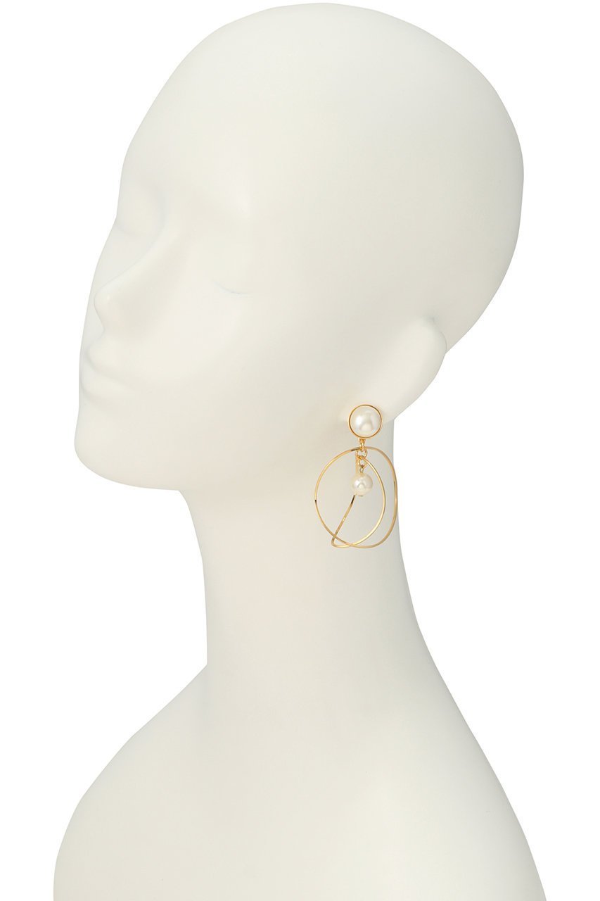 【セシル エ ジャンヌ/CECILE ET JEANNE】のダブルフープイヤリング 人気、トレンドファッション・服の通販 founy(ファニー) 　ファッション　Fashion　レディースファッション　Fashion for Women　ジュエリー　Jewelry　ファッションリング　Fashion Rings　イヤリング・フープ・ドロップタイプ　Hoop, Drop & Clip Earrings　イヤリング　Earrings　ジュエリー　Jewelry, Accessories　パール　Pearl, Pearl Accent　フープ　Hoop, Hoop Earrings　エレガント 上品　Elegant　人気　Popular, Best Seller　other-3|ID: prp329100004953555 ipo3291000000037169220