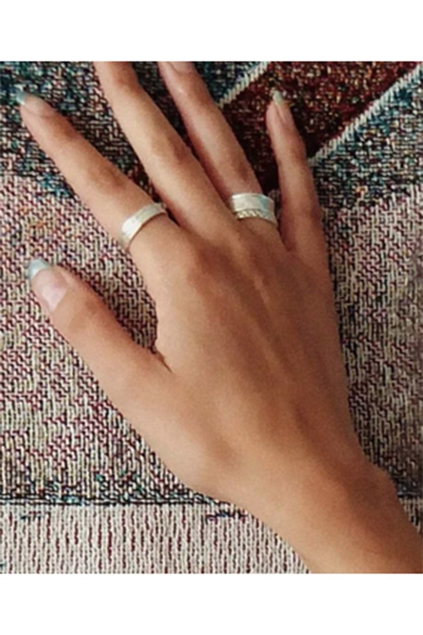 【デイジー ロンドン/DAISY LONDON】のARTISAN WOVEN STACKING リング -SILVER 人気、トレンドファッション・服の通販 founy(ファニー) 　ファッション　Fashion　レディースファッション　Fashion for Women　ジュエリー　Jewelry　シルバー　Silver, Metallic Silver　バスケット　Basket, Basket Bag　エレガント 上品　Elegant　other-5|ID: prp329100004953566 ipo3291000000037169287