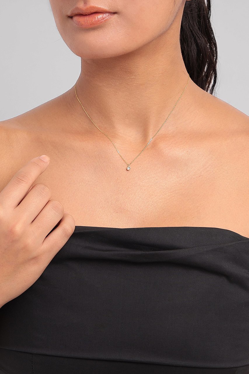 【プラス ヴァンドーム/Plus Vendome】のLAB K10 モアッサナイト ネックレス 人気、トレンドファッション・服の通販 founy(ファニー) 　ファッション　Fashion　レディースファッション　Fashion for Women　ジュエリー　Jewelry　ネックレス　Necklaces & Pendants　イエロー　Yellow　ダイヤモンド　Diamond, Brilliant Cut　ネックレス　Necklace, Pendant Necklace　フランス　France, French　other-7|ID: prp329100004953600 ipo3291000000037169447