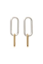 【マルティニーク/martinique】の【PHILIPPE AUDIBERT】バイカラーリンクピアス 人気、トレンドファッション・服の通販 founy(ファニー) ファッション Fashion レディースファッション Fashion for Women ジュエリー Jewelry ファッションリング Fashion Rings イヤリング・フープ・ドロップタイプ Hoop, Drop & Clip Earrings おすすめ Recommended / Our Picks イヤリング Earrings コンビ Combo, Combination Style シルバー Silver, Metallic Silver シンプル Simple, Minimal セットアップ Set-Up, Coordinated Outfit チェーン Chain, Chain Strap エレガント 上品 Elegant thumbnail マルチカラー|ID: prp329100004953612 ipo3291000000037169516