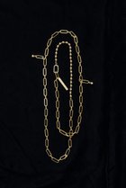 【プランク プロジェクト/PRANK PROJECT】のボックスチェーンラリエットネックレス / Box Chain Lariat Necklace GLD(ゴールド)|ID: prp329100004953639 ipo3291000000037169685