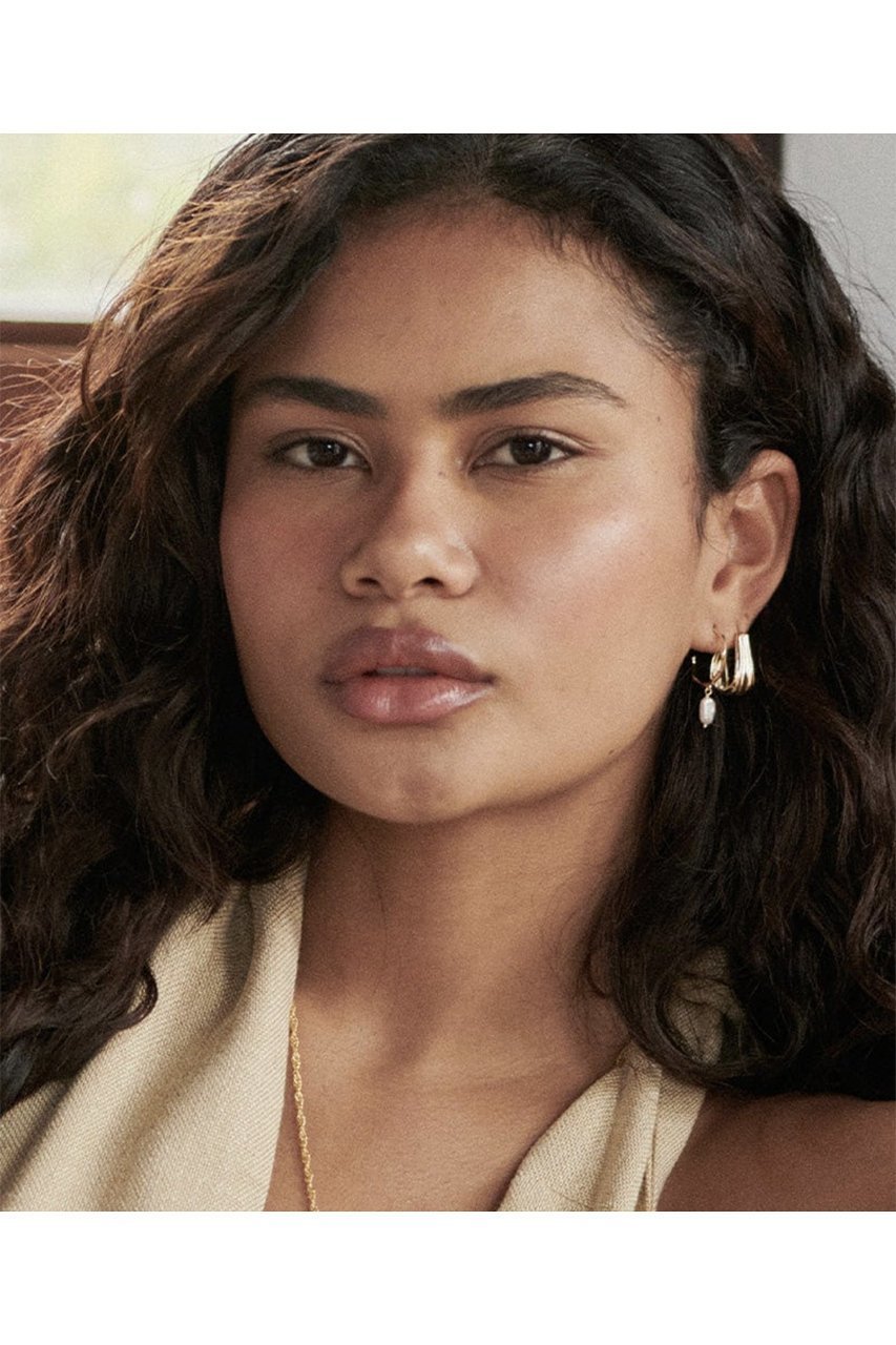 【デイジー ロンドン/DAISY LONDON】のORGANIC HOOP PEARL DROP ピアス 人気、トレンドファッション・服の通販 founy(ファニー) 　ファッション　Fashion　レディースファッション　Fashion for Women　ジュエリー　Jewelry　ファッションリング　Fashion Rings　イヤリング・フープ・ドロップタイプ　Hoop, Drop & Clip Earrings　イヤリング　Earrings　コレクション　Collection, Seasonal Line　パール　Pearl, Pearl Accent　other-6|ID: prp329100004953640 ipo3291000000037169699