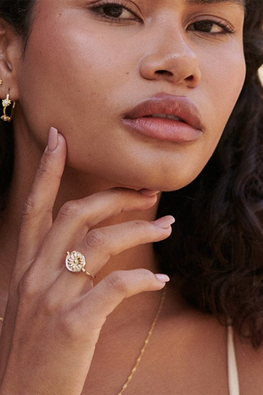 【デイジー ロンドン/DAISY LONDON】のDAISY FLOWER リング 人気、トレンドファッション・服の通販 founy(ファニー) 　ファッション　Fashion　レディースファッション　Fashion for Women　ジュエリー　Jewelry　オーガニック　Organic Cotton　コレクション　Collection, Seasonal Line　エレガント 上品　Elegant　other-5|ID: prp329100004953643 ipo3291000000037169721