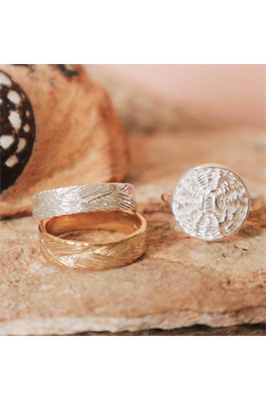 【デイジー ロンドン/DAISY LONDON】のARTISAN WOVEN MOTIF リング - SILVER 人気、トレンドファッション・服の通販 founy(ファニー) 　ファッション　Fashion　レディースファッション　Fashion for Women　ジュエリー　Jewelry　なめらか　Smooth, Silky Texture　クール　Cool, Chic　コレクション　Collection, Seasonal Line　シルバー　Silver, Metallic Silver　バスケット　Basket, Basket Bag　other-6|ID: prp329100004953646 ipo3291000000037169742