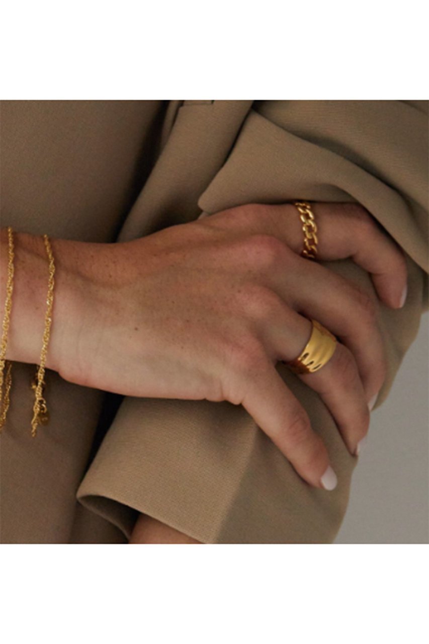 【デイジー ロンドン/DAISY LONDON】の【POLLY SAYER】 CHUNKY TIDAL リング 人気、トレンドファッション・服の通販 founy(ファニー) 　ファッション　Fashion　レディースファッション　Fashion for Women　ジュエリー　Jewelry　コレクション　Collection, Seasonal Line　リュクス　Luxury, Elegant, High-End, Chic　エレガント 上品　Elegant　人気　Popular, Best Seller　other-7|ID: prp329100004953652 ipo3291000000037169785