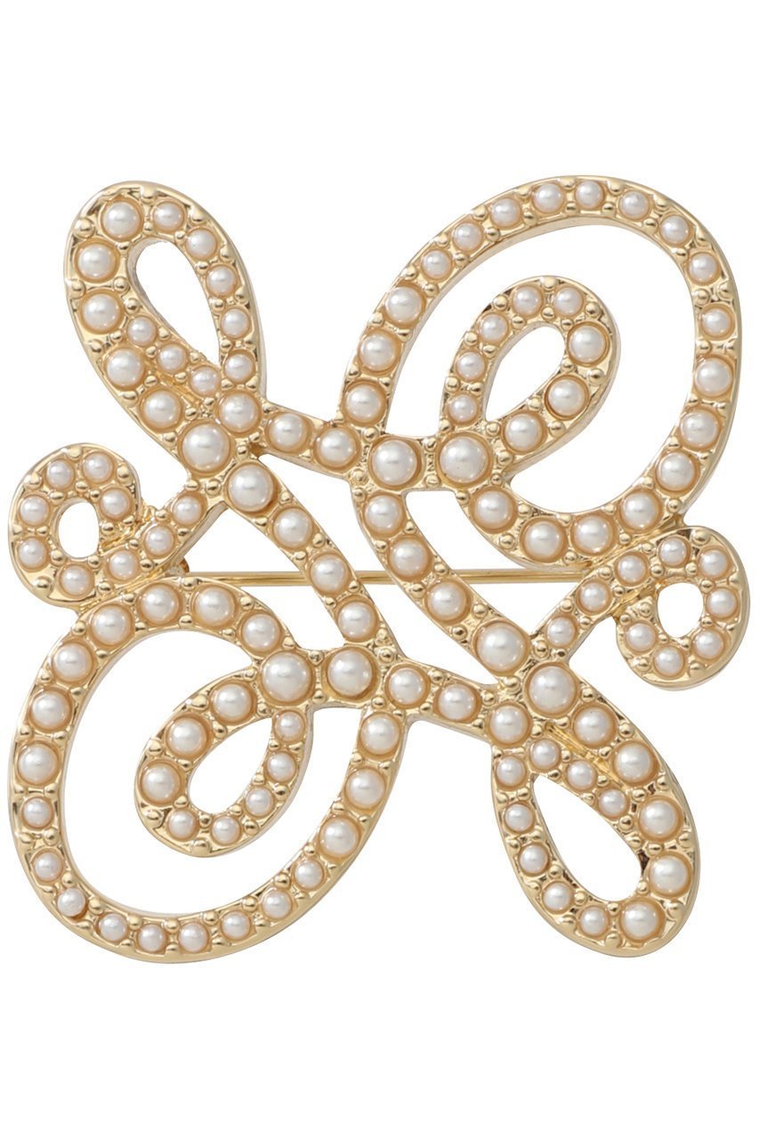【アナイ/ANAYI】のロゴモチーフパールブローチ 人気、トレンドファッション・服の通販 founy(ファニー) 　ファッション　Fashion　レディースファッション　Fashion for Women　ジュエリー　Jewelry　スカーフ　Scarf, Neckwear　パーティ　Party, Party Style　パール　Pearl, Pearl Accent　フェミニン　Feminine, Girly　ブローチ　Brooch, Pin Brooch　リュクス　Luxury, Elegant, High-End, Chic　帽子　Hat, Headwear　 other-1|ID: prp329100004953674 ipo3291000000037169902