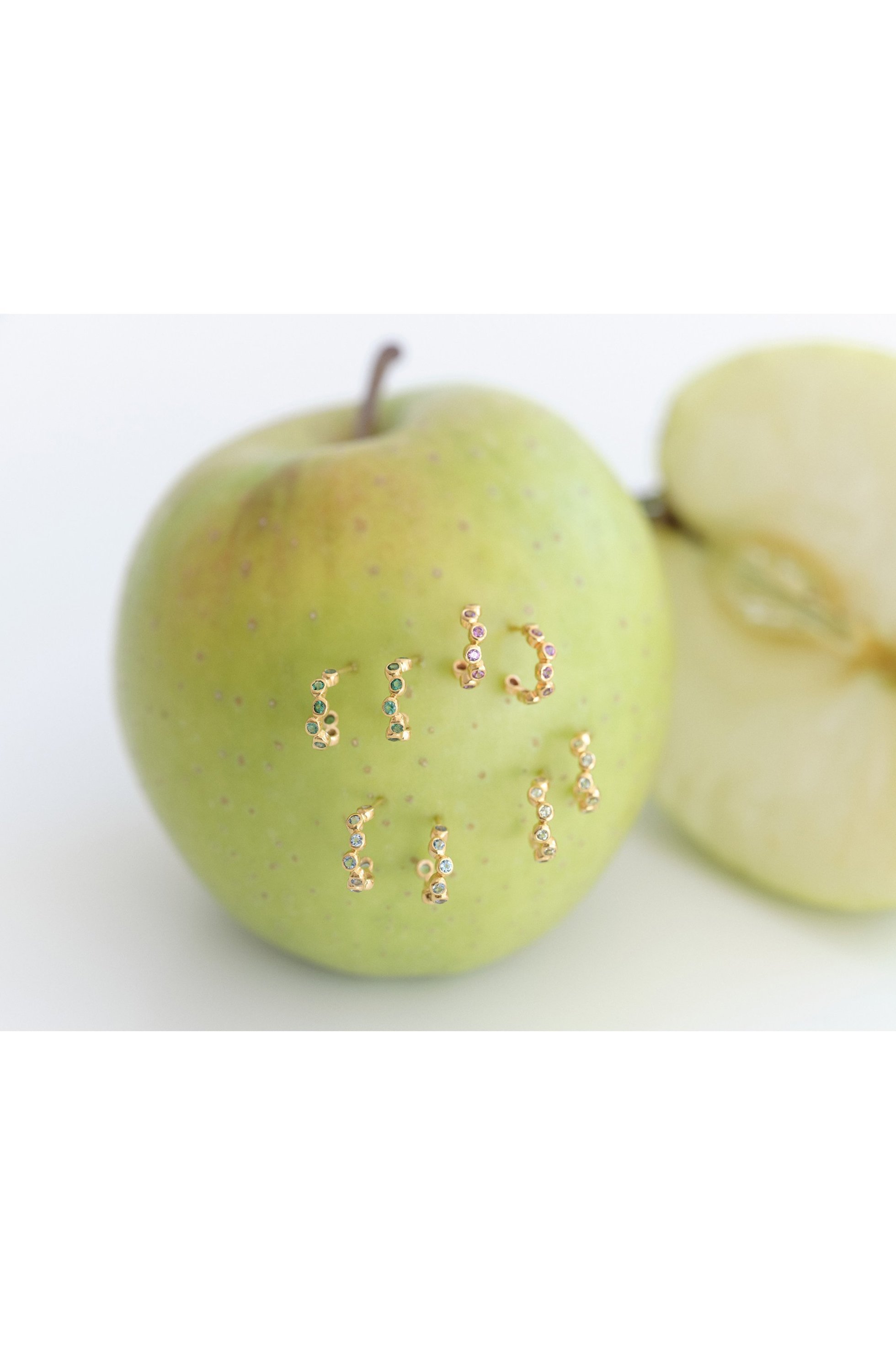 【ヌキテパ/NE QUITTEZ PAS】の【UPALA】 Jagged Dot フープピアス(アクアマリン) 人気、トレンドファッション・服の通販 founy(ファニー) 　ファッション　Fashion　レディースファッション　Fashion for Women　ジュエリー　Jewelry　ファッションリング　Fashion Rings　イヤリング・フープ・ドロップタイプ　Hoop, Drop & Clip Earrings　おすすめ　Recommended / Our Picks　イヤリング　Earrings　インド　Indian Textile　ハンド　Hand, Handmade　フープ　Hoop, Hoop Earrings　other-3|ID: prp329100004953686 ipo3291000000037169975