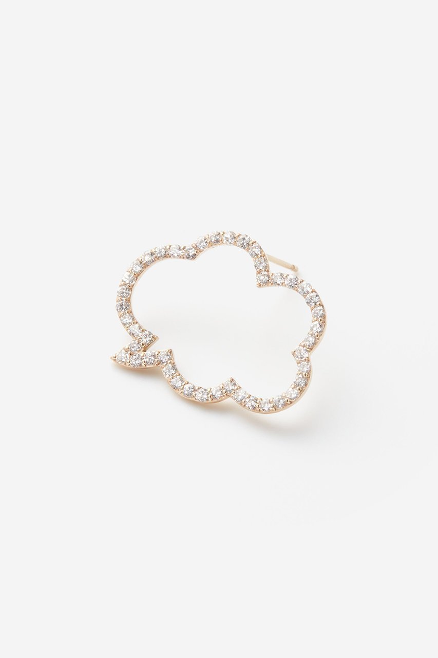 【オールニーク/ALLNIQUE】の【Playful Moko Kobayashi】speech balloon ダイヤモンド ピアス(片耳用) 人気、トレンドファッション・服の通販 founy(ファニー) 　ファッション　Fashion　レディースファッション　Fashion for Women　ジュエリー　Jewelry　ファッションリング　Fashion Rings　イヤリング・フープ・ドロップタイプ　Hoop, Drop & Clip Earrings　イヤリング　Earrings　コレクション　Collection, Seasonal Line　ダイヤモンド　Diamond, Brilliant Cut　モチーフ　Motif, Design Theme　人気　Popular, Best Seller　片耳　One-Ear, Single Earring　 other-1|ID: prp329100004953699 ipo3291000000037170044