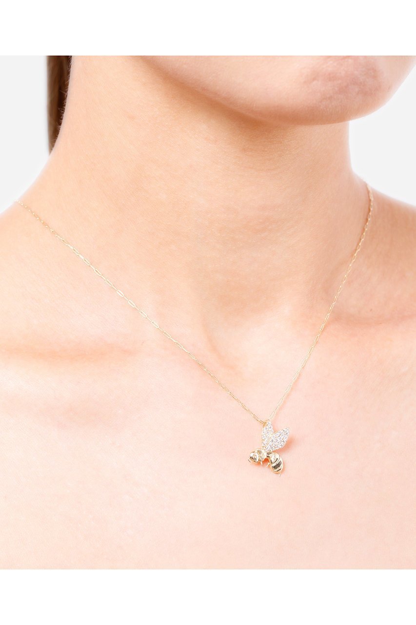 【オールニーク/ALLNIQUE】の【Playful Moko Kobayashi】Bee ダイヤモンド チャーム 人気、トレンドファッション・服の通販 founy(ファニー) 　ファッション　Fashion　レディースファッション　Fashion for Women　ジュエリー　Jewelry　ダイヤモンド　Diamond, Brilliant Cut　チェーン　Chain, Chain Strap　チャーム　Charm, Pendant　モチーフ　Motif, Design Theme　人気　Popular, Best Seller　other-2|ID: prp329100004953705 ipo3291000000037170074