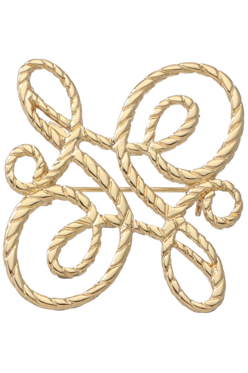 【アナイ/ANAYI】のロゴモチーフロープブローチ 人気、トレンドファッション・服の通販 founy(ファニー) 　ファッション　Fashion　レディースファッション　Fashion for Women　ジュエリー　Jewelry　クール　Cool, Chic　シルバー　Silver, Metallic Silver　スカーフ　Scarf, Neckwear　ツイスト　Tweed, Tweed Fabric　パーティ　Party, Party Style　ブローチ　Brooch, Pin Brooch　モチーフ　Motif, Design Theme　帽子　Hat, Headwear　 other-1|ID: prp329100004953715 ipo3291000000037170122