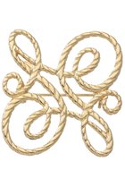 【アナイ/ANAYI】のロゴモチーフロープブローチ 人気、トレンドファッション・服の通販 founy(ファニー) ファッション Fashion レディースファッション Fashion for Women ジュエリー Jewelry クール Cool, Chic シルバー Silver, Metallic Silver スカーフ Scarf, Neckwear ツイスト Tweed, Tweed Fabric パーティ Party, Party Style ブローチ Brooch, Pin Brooch モチーフ Motif, Design Theme 帽子 Hat, Headwear thumbnail ゴールド|ID: prp329100004953715 ipo3291000000037170123