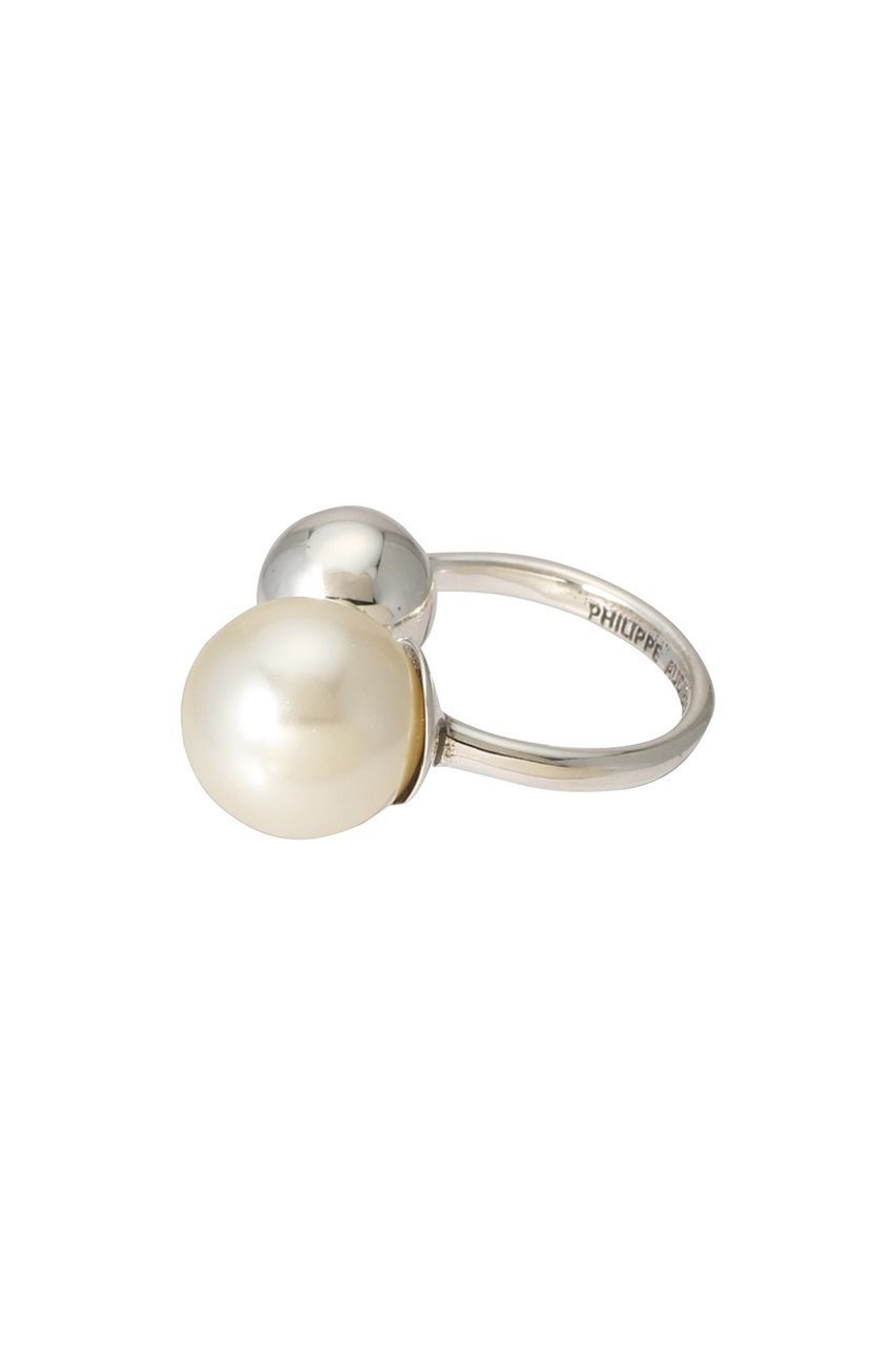 【プルミエ アロンディスモン/1er Arrondissement】の【PHILIPPE AUDIBERT】シルバーブラス×パールリング 人気、トレンドファッション・服の通販 founy(ファニー) 　ファッション　Fashion　レディースファッション　Fashion for Women　ジュエリー　Jewelry　ファッションリング　Fashion Rings　おすすめ　Recommended / Our Picks　シルバー　Silver, Metallic Silver　ネックレス　Necklace, Pendant Necklace　パール　Pearl, Pearl Accent　フランス　France, French　エレガント 上品　Elegant　other-2|ID: prp329100004953722 ipo3291000000037170160