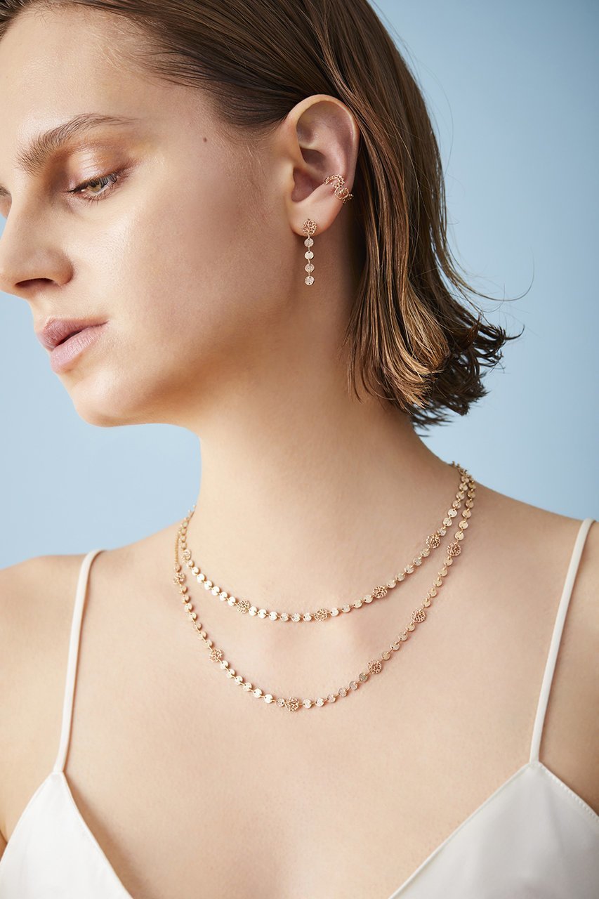 【カオル/KAORU】のALLIUM K10 ピンクゴールドネックレス 人気、トレンドファッション・服の通販 founy(ファニー) 　ファッション　Fashion　レディースファッション　Fashion for Women　ジュエリー　Jewelry　ネックレス　Necklaces & Pendants　シンプル　Simple, Minimal　チェーン　Chain, Chain Strap　ネックレス　Necklace, Pendant Necklace　モチーフ　Motif, Design Theme　ランダム　Random, Irregular　手編み　Hand-Knitted, Handmade Knit　other-2|ID: prp329100004953759 ipo3291000000037170387