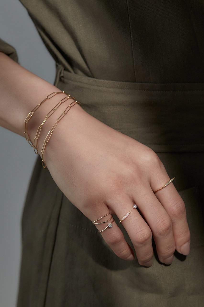 【オールニーク/ALLNIQUE】のLayered Wave ピンキーリング 人気、トレンドファッション・服の通販 founy(ファニー) 　ファッション　Fashion　レディースファッション　Fashion for Women　ジュエリー　Jewelry　other-2|ID: prp329100004953767 ipo3291000000037170433