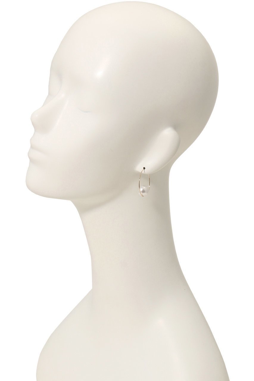 【ウィムガゼット/Whim Gazette】の【THE PAUSE】パールフープピアス 人気、トレンドファッション・服の通販 founy(ファニー) 　ファッション　Fashion　レディースファッション　Fashion for Women　ジュエリー　Jewelry　ファッションリング　Fashion Rings　イヤリング・フープ・ドロップタイプ　Hoop, Drop & Clip Earrings　イヤリング　Earrings　シンプル　Simple, Minimal　パール　Pearl, Pearl Accent　エレガント 上品　Elegant　other-2|ID: prp329100004953777 ipo3291000000037170481