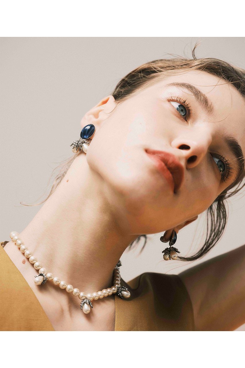 【アデル ビジュー/ADER bijoux】のLily of the valley cabochon earリング 人気、トレンドファッション・服の通販 founy(ファニー) 　ファッション　Fashion　レディースファッション　Fashion for Women　ジュエリー　Jewelry　イヤリング　Earrings　パール　Pearl, Pearl Accent　フェミニン　Feminine, Girly　ミックス　Mix, Mixed Style　モチーフ　Motif, Design Theme　エレガント 上品　Elegant　other-2|ID: prp329100004953783 ipo3291000000037170512