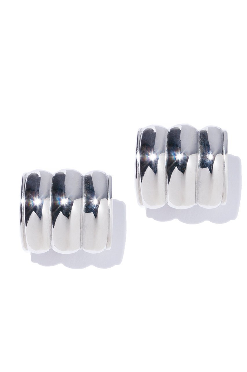 【イリスフォーセブン/IRIS 47】のrib イヤリング 人気、トレンドファッション・服の通販 founy(ファニー) 　ファッション　Fashion　レディースファッション　Fashion for Women　ジュエリー　Jewelry　ファッションリング　Fashion Rings　イヤリング・フープ・ドロップタイプ　Hoop, Drop & Clip Earrings　おすすめ　Recommended / Our Picks　イヤリング　Earrings　クール　Cool, Chic　メタリック　Metallic, Shiny Finish　リブニット　Rib Knit, Ribbed Knit　エレガント 上品　Elegant　 other-1|ID: prp329100004953799 ipo3291000000037170593