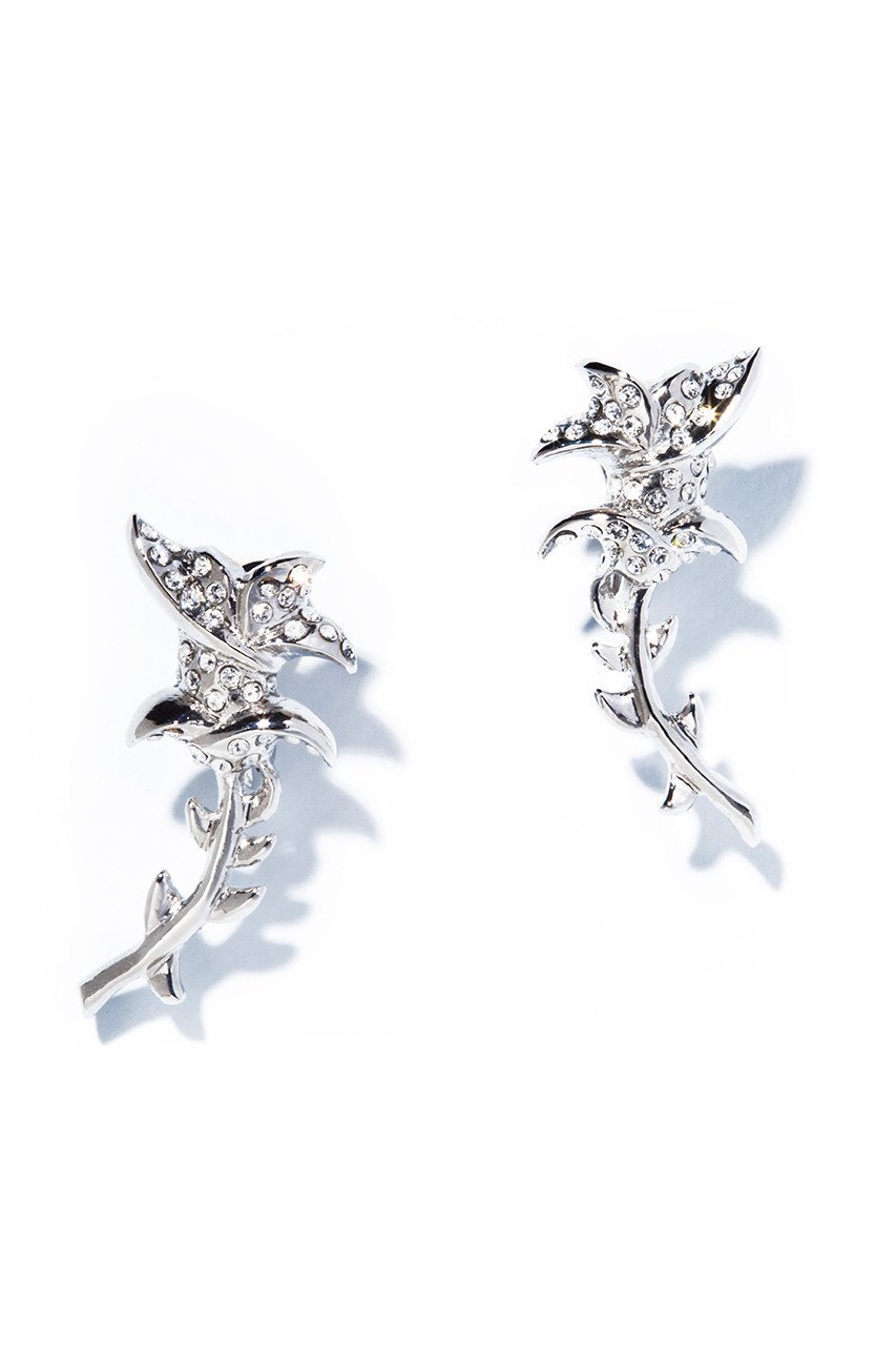 【イリスフォーセブン/IRIS 47】のRose イヤリング 人気、トレンドファッション・服の通販 founy(ファニー) 　ファッション　Fashion　レディースファッション　Fashion for Women　ジュエリー　Jewelry　ファッションリング　Fashion Rings　イヤリング・フープ・ドロップタイプ　Hoop, Drop & Clip Earrings　おすすめ　Recommended / Our Picks　イヤリング　Earrings　ガラス　Glass, Glassware　フォルム　Silhouette, Form　片耳　One-Ear, Single Earring　 other-1|ID: prp329100004953828 ipo3291000000037170756