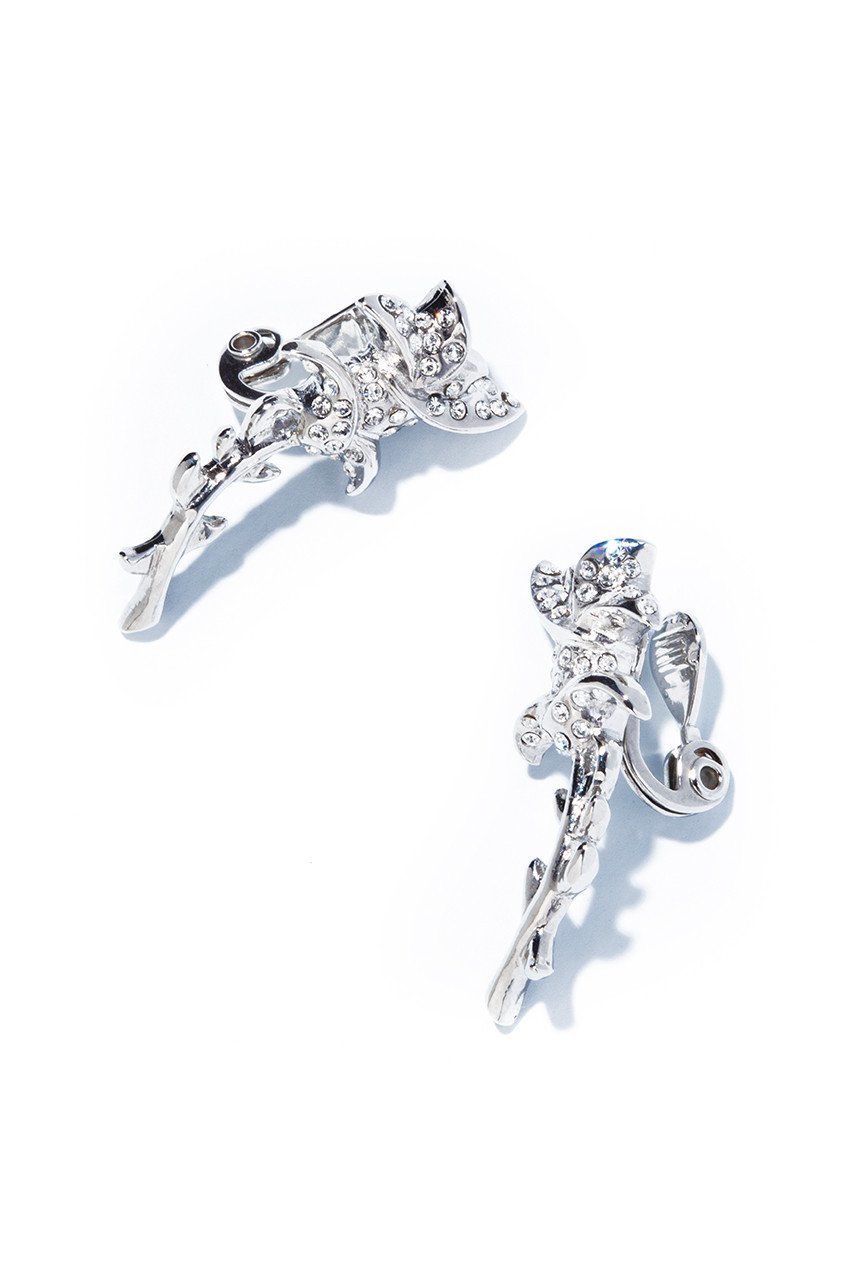 【イリスフォーセブン/IRIS 47】のRose イヤリング 人気、トレンドファッション・服の通販 founy(ファニー) 　ファッション　Fashion　レディースファッション　Fashion for Women　ジュエリー　Jewelry　ファッションリング　Fashion Rings　イヤリング・フープ・ドロップタイプ　Hoop, Drop & Clip Earrings　おすすめ　Recommended / Our Picks　イヤリング　Earrings　ガラス　Glass, Glassware　フォルム　Silhouette, Form　片耳　One-Ear, Single Earring　other-3|ID: prp329100004953828 ipo3291000000037170759