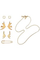 【セシル エ ジャンヌ/CECILE ET JEANNE】の【大草直子さんコラボ】マルチ ヴォヤージュ セット ピアス 人気、トレンドファッション・服の通販 founy(ファニー) ファッション Fashion レディースファッション Fashion for Women ジュエリー Jewelry ファッションリング Fashion Rings イヤリング・フープ・ドロップタイプ Hoop, Drop & Clip Earrings イヤリング Earrings コラボ Collaboration, Collab チェーン Chain, Chain Strap ネックレス Necklace, Pendant Necklace フープ Hoop, Hoop Earrings ブローチ Brooch, Pin Brooch ポーチ Pouch, Small Case モチーフ Motif, Design Theme 人気 Popular, Best Seller |ID:prp329100004953842