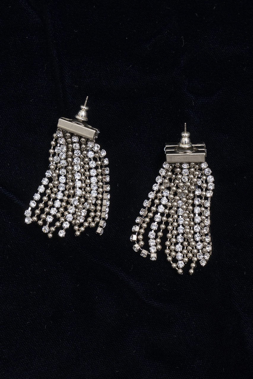 【プランク プロジェクト/PRANK PROJECT】のビジュータッセルピアス / Bijou Tassel Earrings 人気、トレンドファッション・服の通販 founy(ファニー) 　ファッション　Fashion　レディースファッション　Fashion for Women　ジュエリー　Jewelry　ファッションリング　Fashion Rings　イヤリング・フープ・ドロップタイプ　Hoop, Drop & Clip Earrings　おすすめ　Recommended / Our Picks　イヤリング　Earrings　キャップ　Cap, Baseball Cap　チェーン　Chain, Chain Strap　ビジュー　Bijou, Jewel-like Accent　マニッシュ　Mannish, Boyish　ミュール　Mule, Backless Shoes　 other-1|ID: prp329100004953847 ipo3291000000037170874