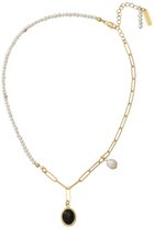 【メゾンスペシャル/MAISON SPECIAL】のMix Chain Motif Silver Necklace/ミックスチェーンモチーフゴールドネックレス 人気、トレンドファッション・服の通販 founy(ファニー) ファッション Fashion レディースファッション Fashion for Women ジュエリー Jewelry ネックレス Necklaces & Pendants ガラス Glass, Glassware チェーン Chain, Chain Strap ネックレス Necklace, Pendant Necklace パール Pearl, Pearl Accent エレガント 上品 Elegant thumbnail WHT(ホワイト)|ID: prp329100004953873 ipo3291000000037171020