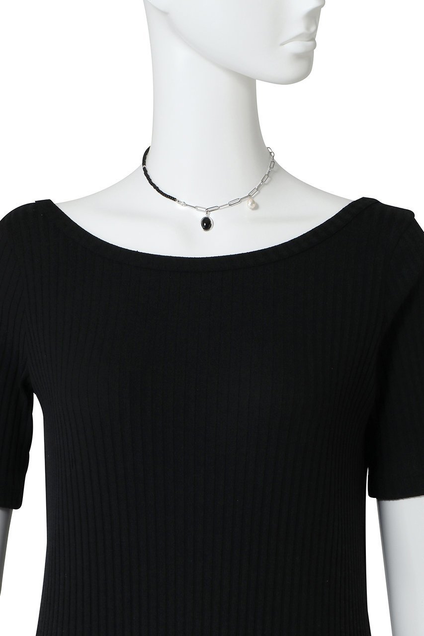 【メゾンスペシャル/MAISON SPECIAL】のMix Chain Motif Silver Necklace/ミックスチェーンモチーフシルバーネックレス 人気、トレンドファッション・服の通販 founy(ファニー) 　ファッション　Fashion　レディースファッション　Fashion for Women　ジュエリー　Jewelry　ネックレス　Necklaces & Pendants　ガラス　Glass, Glassware　コーティング　Coating, Coated Finish　チェーン　Chain, Chain Strap　ネックレス　Necklace, Pendant Necklace　パール　Pearl, Pearl Accent　エレガント 上品　Elegant　other-3|ID: prp329100004953876 ipo3291000000037171039