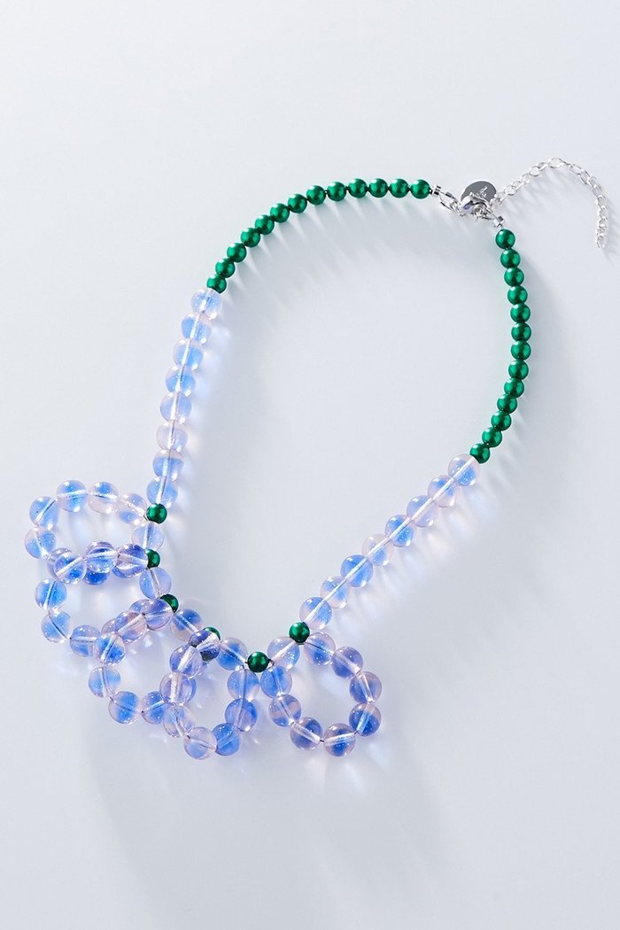 【アデルビジュー  ポップ/POP ADER bijoux】のEmma glass beads frill ネックレス インテリア・キッズ・メンズ・レディースファッション・服の通販 founy(ファニー) https://founy.com/ ファッション Fashion レディースファッション Fashion for Women ジュエリー Jewelry ネックレス Necklaces & Pendants アクセサリー Fashion Accessories ネックレス Necklace, Pendant Necklace フランス France, French フリル Frill, Ruffle モチーフ Motif, Design Theme |ID: prp329100004953934 ipo3291000000037171360