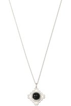 【ナチュラリジュエリ/NATURALI JEWELRY】のSILVER スカラップトリムネックレス ブラック|ID: prp329100004953938 ipo3291000000037171388