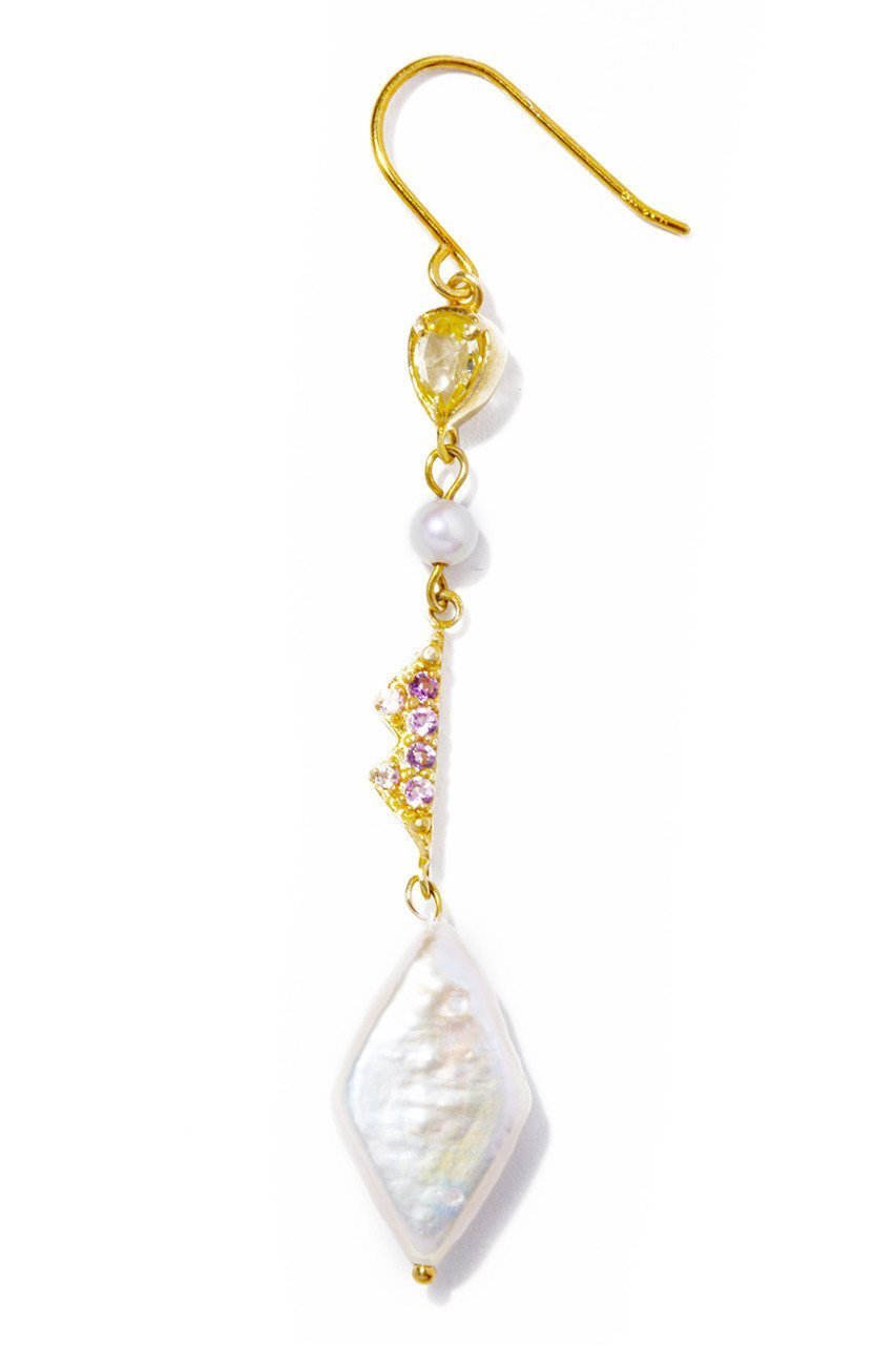 【ルボンボン/les bonbon】のart nouveau ピアス(片耳用) 人気、トレンドファッション・服の通販 founy(ファニー) 　ファッション　Fashion　レディースファッション　Fashion for Women　ジュエリー　Jewelry　ファッションリング　Fashion Rings　イヤリング・フープ・ドロップタイプ　Hoop, Drop & Clip Earrings　イヤリング　Earrings　シルク　Silk, 100% Silk　ダイヤモンド　Diamond, Brilliant Cut　パール　Pearl, Pearl Accent　モチーフ　Motif, Design Theme　エレガント 上品　Elegant　片耳　One-Ear, Single Earring　 other-1|ID: prp329100004953963 ipo3291000000037171531