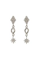 【アデル ビジュー/ADER bijoux】のSTAR ミックスモチーフピアス シルバー|ID: prp329100004953966 ipo3291000000037171552