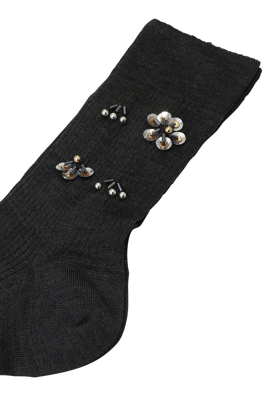 【マルティニーク/martinique】の【Maria La Rosa】ソックス 人気、トレンドファッション・服の通販 founy(ファニー) 　ファッション　Fashion　レディースファッション　Fashion for Women　ソックス&靴下　Socks & Hosiery　レッグウェア・ストッキング　Legwear & Hosiery　クロップド　Cropped, Short Length　シルク　Silk, 100% Silk　ソックス　Socks, Hosiery　フラワー　Flower, Floral　ボトム　Bottoms, Lower Wear　モチーフ　Motif, Design Theme　other-2|ID: prp329100004954086 ipo3291000000037172830