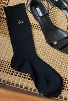 【ウィムガゼット/Whim Gazette】の刺繍ソックス 人気、トレンドファッション・服の通販 founy(ファニー) ファッション Fashion レディースファッション Fashion for Women ソックス&靴下 Socks & Hosiery レッグウェア・ストッキング Legwear & Hosiery なめらか Smooth, Silky Texture シルケット Silket, Silky Cotton シンプル Simple, Minimal ソックス Socks, Hosiery ヌーディ Nude, Nude Tone thumbnail ブラック|ID: prp329100004954089 ipo3291000000037172844