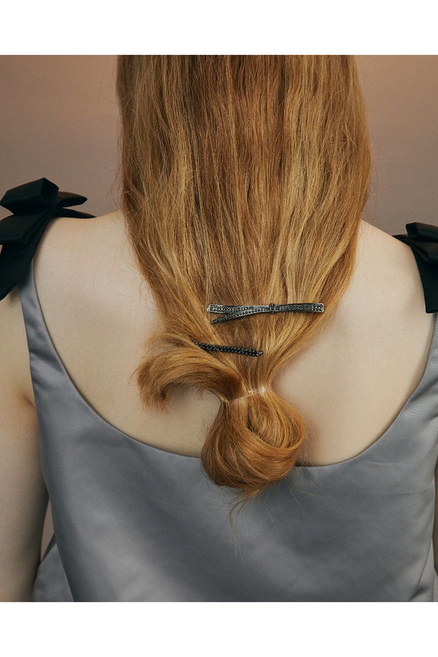 【イリスフォーセブン/IRIS 47】のHELEN long バレッタ 人気、トレンドファッション・服の通販 founy(ファニー) 　ファッション　Fashion　レディースファッション　Fashion for Women　シュシュ&ヘアアクセ/ヘアアレンジ　Scrunchies & Hair Accessories　アクセサリー　Fashion Accessories　コーティング　Coating, Coated Finish　バレッタ　Barrette, Hair Clip　メタル　Metal, Metal Parts　モダン　Modern, Contemporary　ロング　Long, Long-Length　other-3|ID: prp329100004954092 ipo3291000000037172865