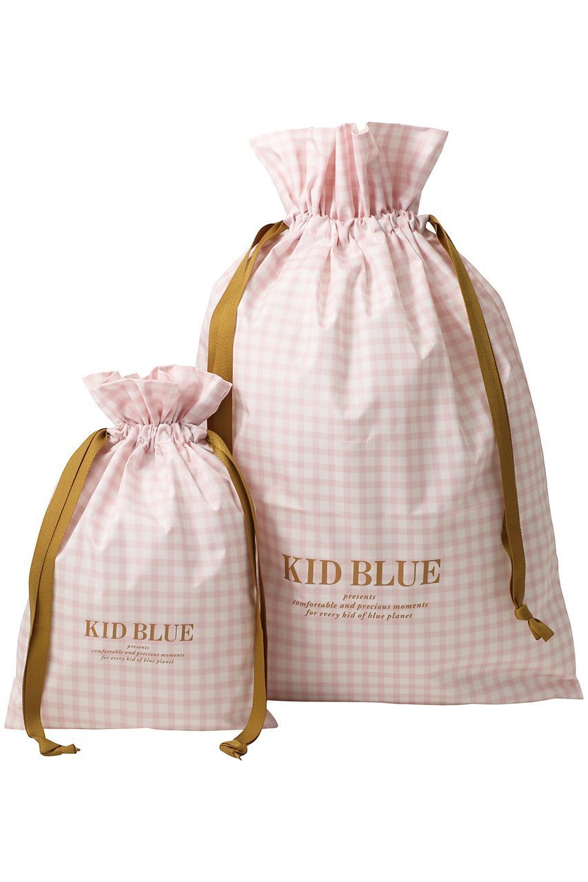 【キッドブルー/KID BLUE】の26ギンガムPtG巾着セット インテリア・キッズ・メンズ・レディースファッション・服の通販 founy(ファニー) 　ファッション　Fashion　レディースファッション　Fashion for Women　ポーチ&ミニバッグ　Pouches & Mini Bags　ギンガム　Gingham, Gingham Fabric　ジュエリー　Jewelry, Accessories　チェック　Check, Plaid, Tartan　プリント　Print, Printed Pattern　ポーチ　Pouch, Small Case　ランジェリー　Lingerie, Intimate Wear　巾着　Drawstring Bag, Kinchaku　旅行　Travel　ピンク|ID: prp329100004954096 ipo3291000000037172887
