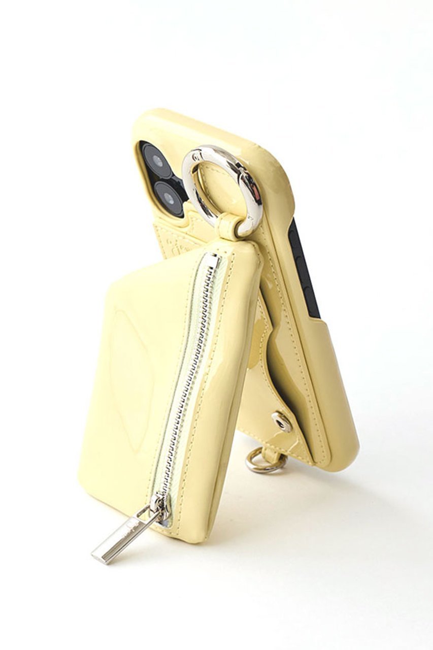 【エジュー/ajew】の【新仕様(カードケース付き)】iPhone17/17Pro ajew patent case shoulder 人気、トレンドファッション・服の通販 founy(ファニー) 　ファッション　Fashion　レディースファッション　Fashion for Women　カードケース/名刺入れ　Card Holders & Business Cases　アクセサリー　Fashion Accessories　エナメル　Patent Leather　春　Spring　カメラ　Camera Accessories　軽量　Lightweight, Ultra Light　定番　Standard, Basic Item　ポケット　Pocket, Pocket Detail　ループ　Loop, Loop Knit　S/S・春夏　SS, Spring/Summer, Warm Season　おすすめ　Recommended / Our Picks　夏　Summer　エレガント 上品　Elegant　iPhone アイフォーン　iPhone　other-2|ID: prp329100004954101 ipo3291000000037172919