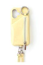 【エジュー/ajew】の【新仕様(カードケース付き)】iPhone15/15Pro ajew patent case shoulder lemon|ID: prp329100004954103 ipo3291000000037172938