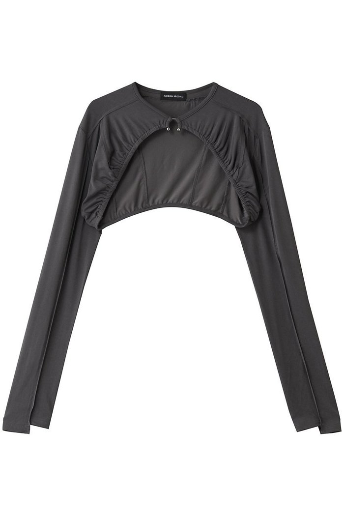 【メゾンスペシャル/MAISON SPECIAL】のPiercing Ring Short Bolero/ピアスリングショートボレロ インテリア・キッズ・メンズ・レディースファッション・服の通販 founy(ファウニー) https://founy.com/ ファッション Fashion レディースファッション Fashion for Women アウター Coat / Outerwear Collection ボレロ・ショート丈ジャケット / ドレス羽織りに Boleros & Short Jackets ストール Soft & Warm Scarves マフラー・スヌード / 冬小物の定番 Scarves & Mufflers ジュエリー Jewelry ファッションリング Fashion Rings キャミソール Camisole, Spaghetti Strap Top ショート Short, Short Length ストール Stole, Wrap ボレロ Bolero, Short Cardigan マフラー Scarf, Muffler 旅行 Travel 羽織 Haori, Light Jacket |ID: prp329100004954134 ipo3291000000037173135
