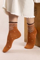 【ブルーフォレ/BLEUFORET】の6602 バンダナジャカードソックス ブラウン|ID: prp329100004954231 ipo3291000000037173830